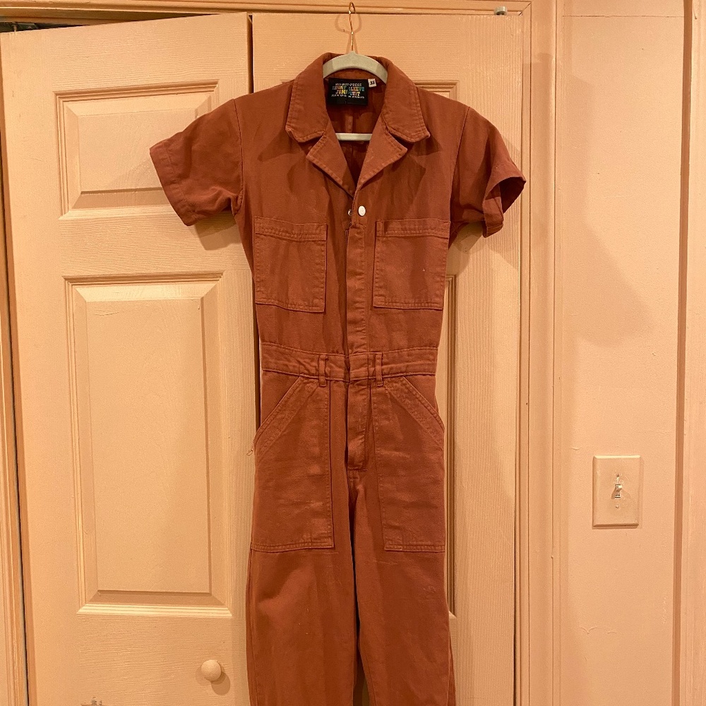 Big Bud Press Jumpsuit in Clay Red